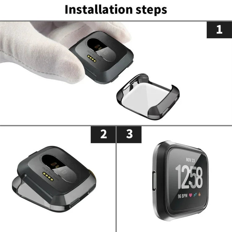 Weiche TPU-Schutzhülle für Smartwatches der Fitbit Versa