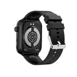 ET210 Smartwatch mit 1,91-Zoll-IPS-Bildschirm, IP67 wasserdichtem Silikonarmband und Unterstützung für Körpertemperaturüberwachung/EKG, ET210