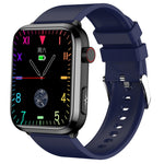 ET210 Smartwatch mit 1,91-Zoll-IPS-Bildschirm, IP67 wasserdichtem Silikonarmband und Unterstützung für Körpertemperaturüberwachung/EKG, ET210
