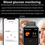 ET210 Smartwatch mit 1,91-Zoll-IPS-Bildschirm, IP67 wasserdichtem Silikonarmband und Unterstützung für Körpertemperaturüberwachung/EKG, ET210