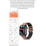 ET210 Smartwatch mit 1,91-Zoll-IPS-Bildschirm, IP67 wasserdichtem Silikonarmband und Unterstützung für Körpertemperaturüberwachung/EKG, ET210