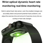 ET210 Smartwatch mit 1,91-Zoll-IPS-Bildschirm, IP67 wasserdichtem Silikonarmband und Unterstützung für Körpertemperaturüberwachung/EKG, ET210