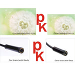 YPC110 8mm 2.0MP HD Kamera WiFi Endoskop Schlangenschlauch Inspektionskamera mit 8 LEDs, wasserdicht IP68, Linsendurchmesser: 8mm, Länge: 2m, flexibles Kabel, 2m flexibles Kabel