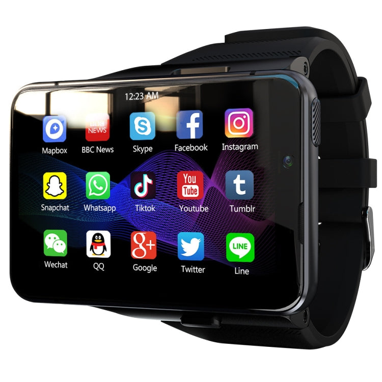 LOKMAT APPLLP Max 4G-Smartwatch mit Anruffunktion, 2,88 Zoll, MTK6761 Quad-Core-Prozessor, 4 GB RAM + 64 GB interner Speicher, Android 9.0, GPS und Herzfrequenzmessung