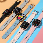 LOKMAT P8 Wasserdichte Gesundheits-Smartwatch mit 1,4-Zoll-Bildschirm, Schrittzähler, Schlafüberwachung und Herzfrequenzmessung