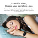 LOKMAT P8 Wasserdichte Gesundheits-Smartwatch mit 1,4-Zoll-Bildschirm, Schrittzähler, Schlafüberwachung und Herzfrequenzmessung