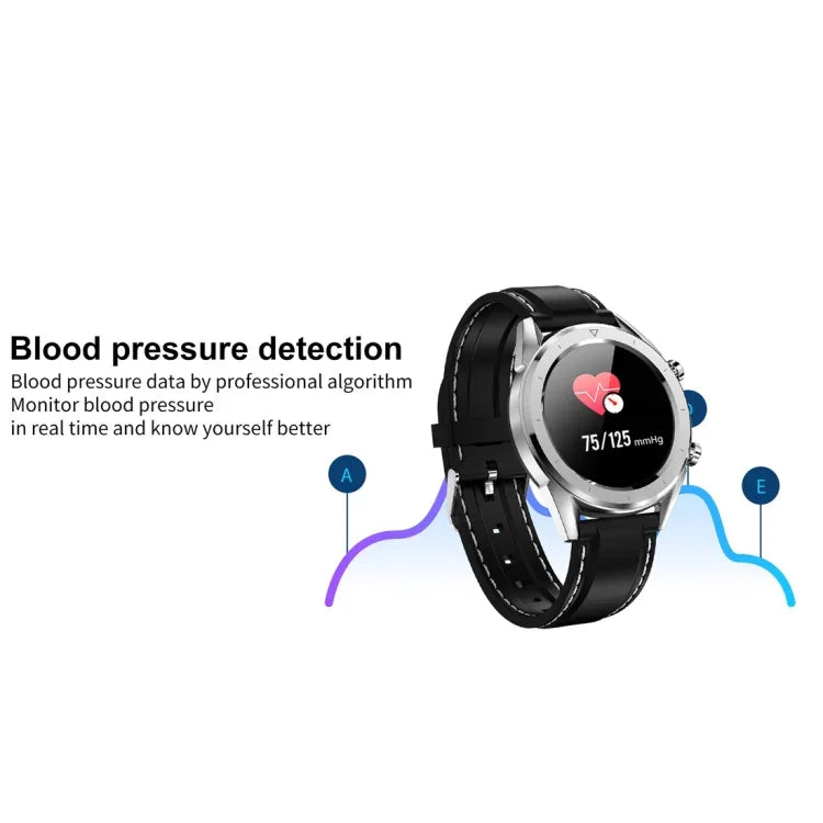 DT28 1,54 Zoll IP68 wasserdichte Smartwatch mit Silikonarmband, Bluetooth 4.2, unterstützt Anruferinnerung, Blutdruckmessung und Bezahlen über die Uhr