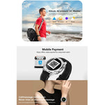 DT28 1,54 Zoll IP68 wasserdichte Smartwatch mit Silikonarmband, Bluetooth 4.2, unterstützt Anruferinnerung, Blutdruckmessung und Bezahlen über die Uhr