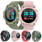 FD68 Sport-Smartwatch mit rundem 1,3-Zoll-Farbdisplay, unterstützt Herzfrequenzmessung und Multisport-Modus