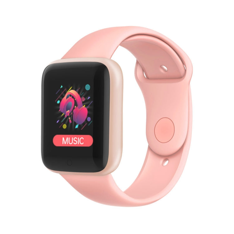 Y68M 1,44 Zoll Smartwatch, unterstützt Herzfrequenz-, Blutdruck- und Blutsauerstoffmessung