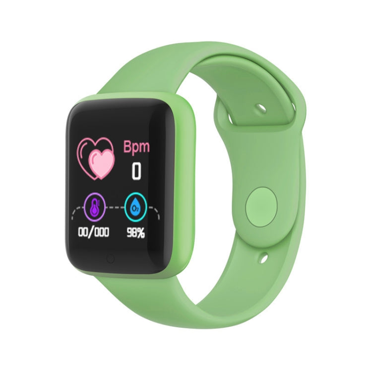 Y68M 1,44 Zoll Smartwatch, unterstützt Herzfrequenz-, Blutdruck- und Blutsauerstoffmessung