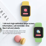 Y68M 1,44 Zoll Smartwatch, unterstützt Herzfrequenz-, Blutdruck- und Blutsauerstoffmessung