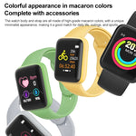 Y68M 1,44 Zoll Smartwatch, unterstützt Herzfrequenz-, Blutdruck- und Blutsauerstoffmessung