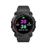 FD68S Sport-Smartwatch mit 1,44 Zoll Farb-Rundbildschirm, unterstützt Herzfrequenzmessung und Multisport-Modus.