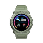 FD68S Sport-Smartwatch mit 1,44 Zoll Farb-Rundbildschirm, unterstützt Herzfrequenzmessung und Multisport-Modus.