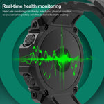 FD68S Sport-Smartwatch mit 1,44 Zoll Farb-Rundbildschirm, unterstützt Herzfrequenzmessung und Multisport-Modus.