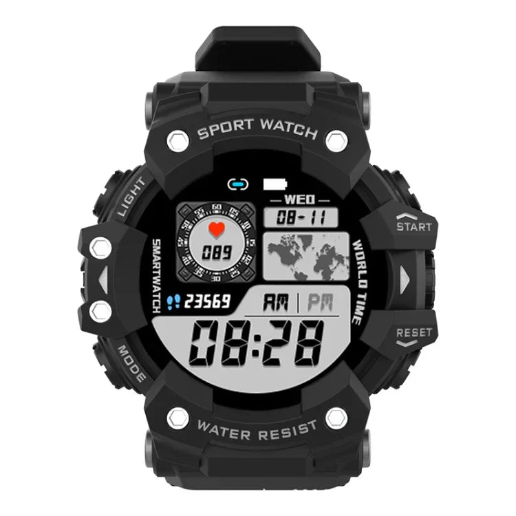 LC11 Outdoor-Sport-Smartwatch mit 1,28-Zoll-TFT-Bildschirm, IP68 wasserdicht, unterstützt Herzfrequenz- und Blutdruckmessung