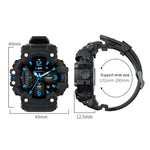 LC11 Outdoor-Sport-Smartwatch mit 1,28-Zoll-TFT-Bildschirm, IP68 wasserdicht, unterstützt Herzfrequenz- und Blutdruckmessung