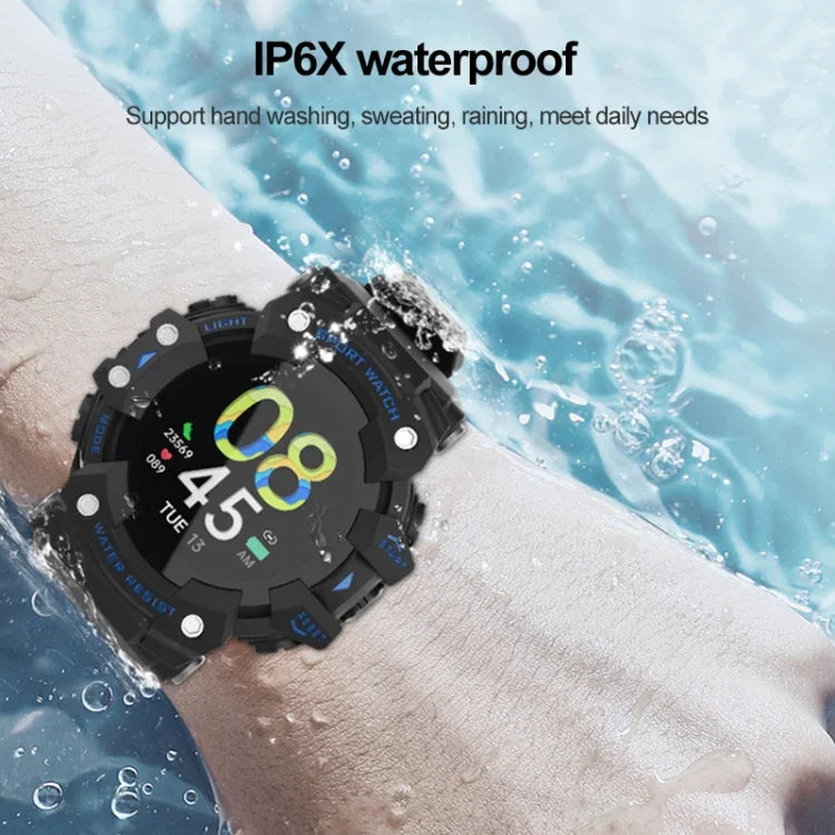 LC11 Outdoor-Sport-Smartwatch mit 1,28-Zoll-TFT-Bildschirm, IP68 wasserdicht, unterstützt Herzfrequenz- und Blutdruckmessung