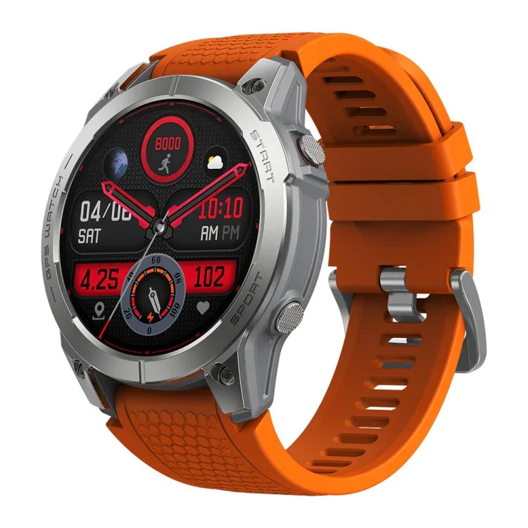 Zeblaze Stratos 3 Smartwatch mit 1,43 Zoll AMOLED-Bildschirm, IP68 wasserdicht, unterstützt Bluetooth-Anrufe und GPS, Stratos 3