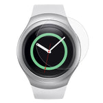 2 Stück ENKAY Hat-Prince Displayschutzfolie aus gehärtetem Glas für Samsung Gear S2 Smartwatch, 0,2 mm, 9H Oberflächenhärte, 2,15D explosionsgeschützt