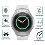 2 Stück ENKAY Hat-Prince Displayschutzfolie aus gehärtetem Glas für Samsung Gear S2 Smartwatch, 0,2 mm, 9H Oberflächenhärte, 2,15D explosionsgeschützt