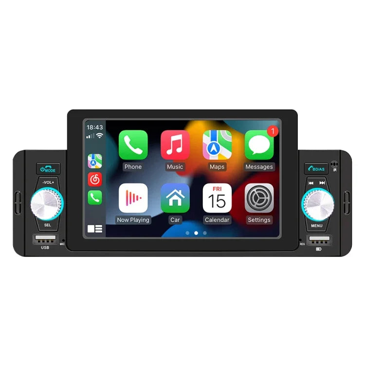 M160W 5 Zoll Kabelloser Auto MP5 Player Unterstützt Telefon Spiegelverbindung / Lenkradsteuerung, M160W