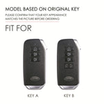 For Kia 3-button Hallmo Car Cowhide Leather Key Protective Cover Key Case, C115