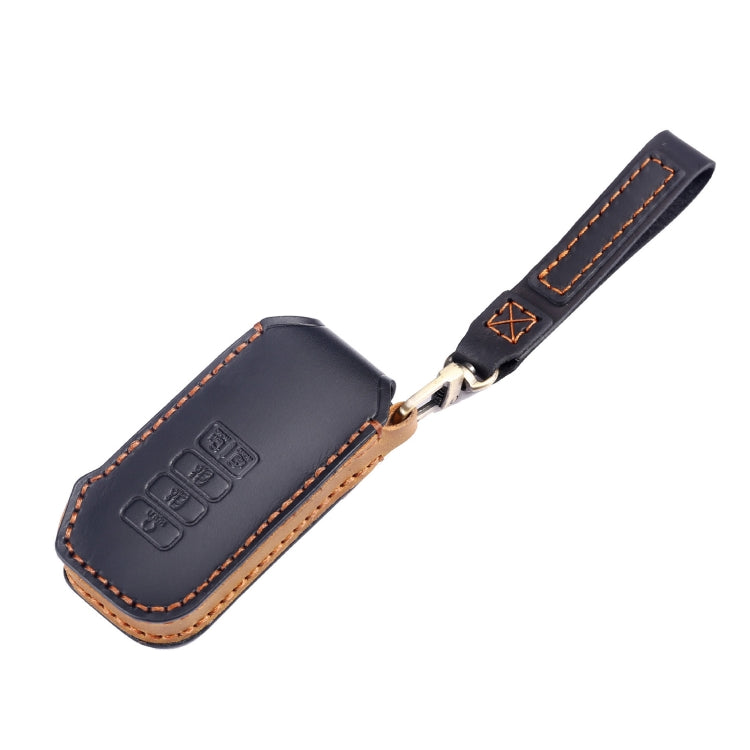 For Kia 5-button Hallmo Car Cowhide Leather Key Protective Cover Key Case, C202