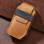 For Kia Sorento / Seltos 2021 / K5 Hallmo Car Cowhide Leather Key Protective Cover Key Case, C173