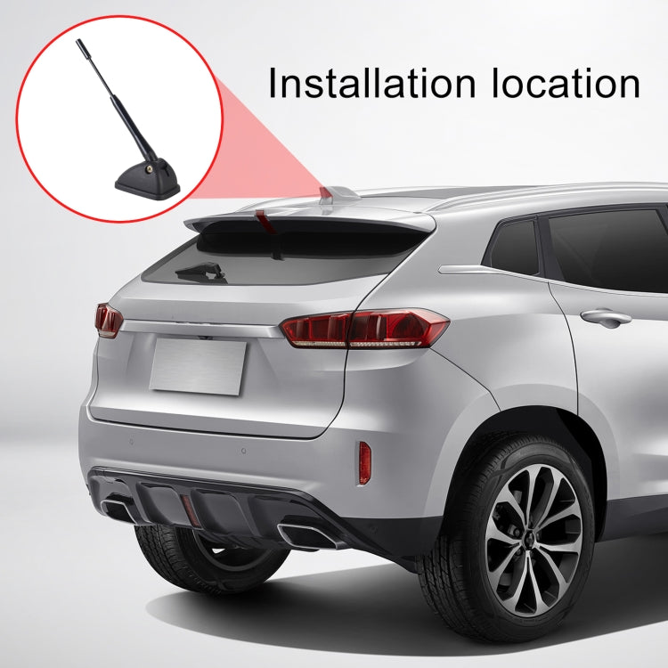 YQ-602A 15.8x1.3cm Car Radio Roof Enhanced Signal Antenna Mast, YQ-602A