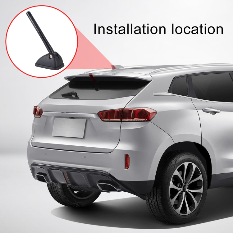 YQ-606A 11.5x1.3cm Car Radio Roof Enhanced Signal Antenna Mast, YQ-606A