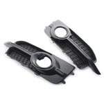 For Audi A1 8X 2011-2014 1 Pair Car Bumper Fog Lamp Decorative Cover Lower Grille Fog Lamp Frame 8X0807682B, For Audi A1 8X 2011-2014
