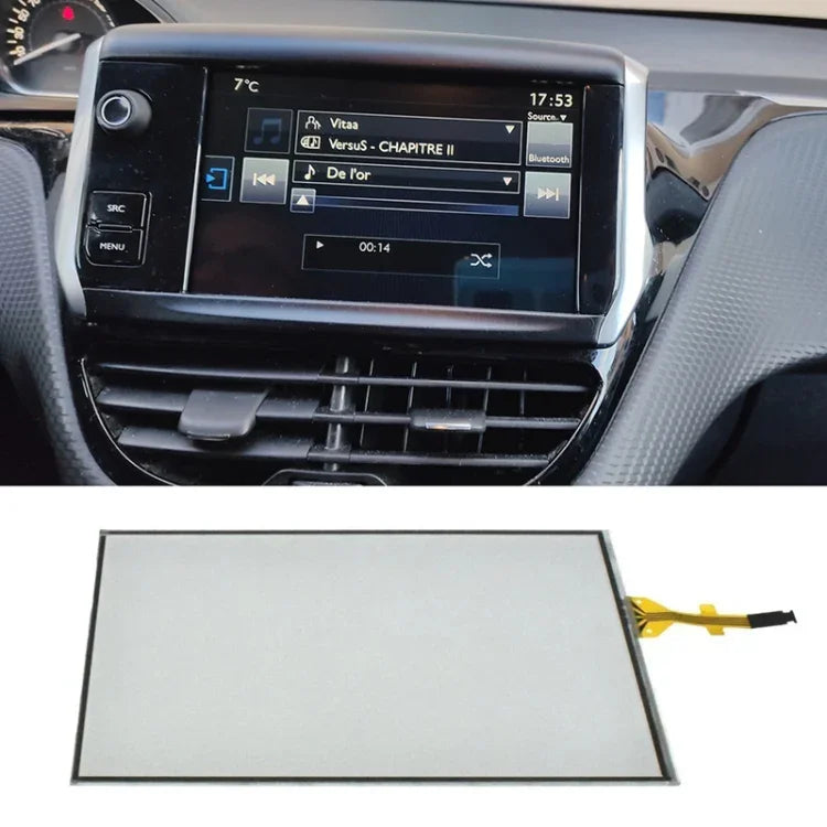 Für Peugeot 208 2008 308 / Citroen C5 Auto-Touchscreen-Glas Digitizer Display Touchscreen LAM070G004A GCX156AKM, Für Peugeot 208