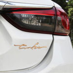 Car Personalized Aluminum Alloy Decorative Stickers, Size: 16x3.5x04cm