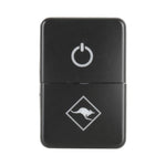 TS-202 For Toyota Blue-green Light Car Small Dual Control Switch with Lock, with Lock 3