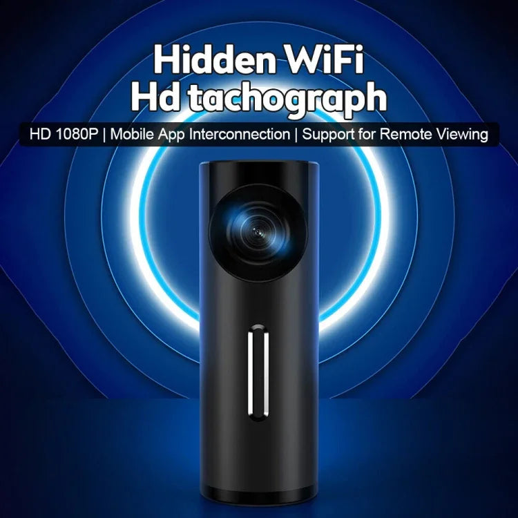 Auto 1080P HD WiFi Fahrrekorder, unterstützt mobile APP-Verbindung & automatische Schleifenaufzeichnung, Auto WiFi Fahrrekorder