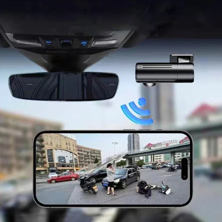 Auto 1080P HD WiFi Fahrrekorder, unterstützt mobile APP-Verbindung & automatische Schleifenaufzeichnung, Auto WiFi Fahrrekorder