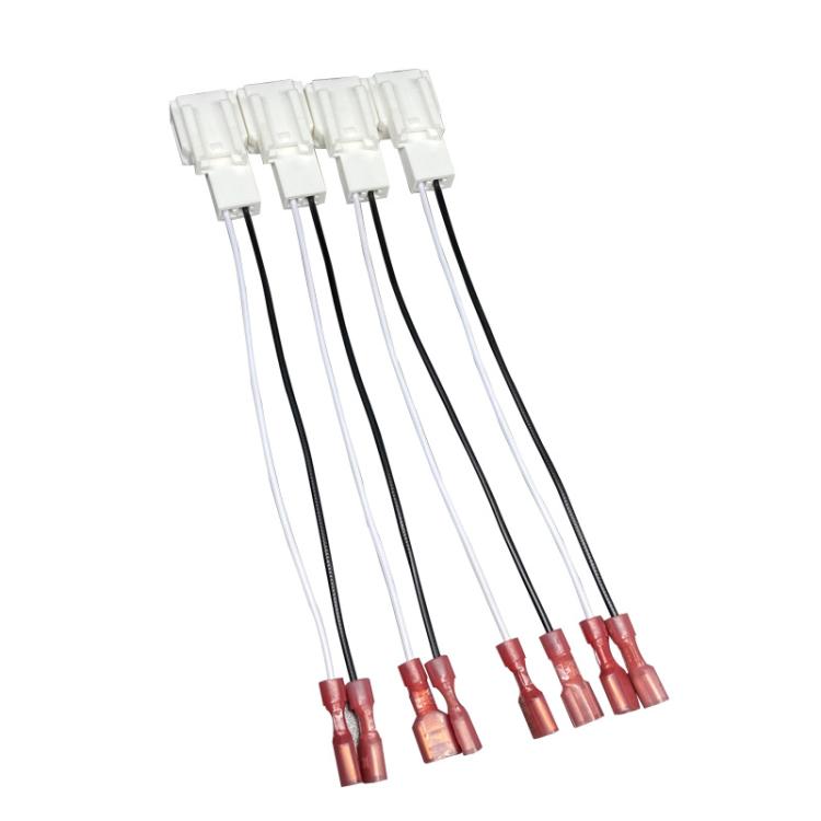 4pcs Car Audio Conversion Harness Connector Subwoofer Speaker Wiring Adapter for Toyota / Mitsubishi / Subaru, For Toyota / Mitsubishi / Subaru