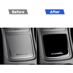 Car Central Storage Box Cover Decorative Sticker For Mercedes-Benz A-class 2013-2018 / CLA 2013-2017 / GLA 2015-2018, Left and Right Drive Universal, For A-class 2013-2018, Storage Box Cover