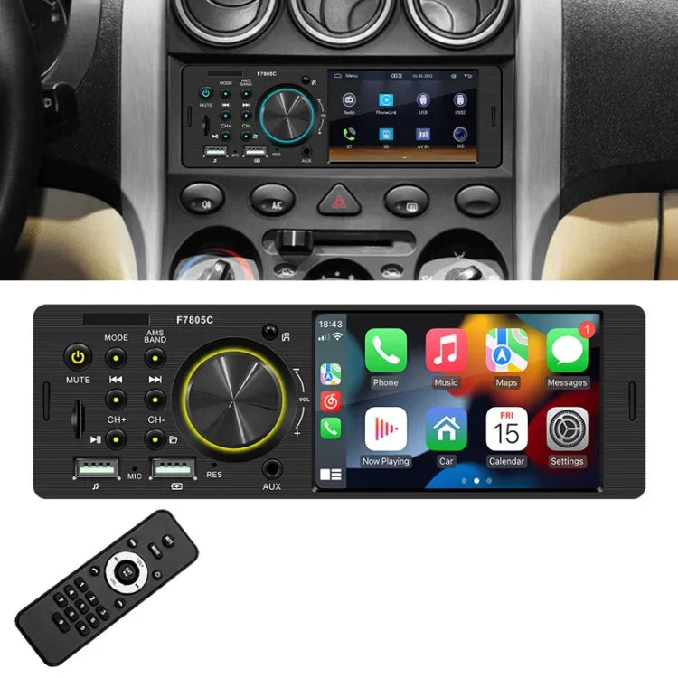 4 Zoll 800x480P Autoradio MP5 Player, unterstützt FM & Bluetooth & SD Karte mit Fernbedienung, F7805C