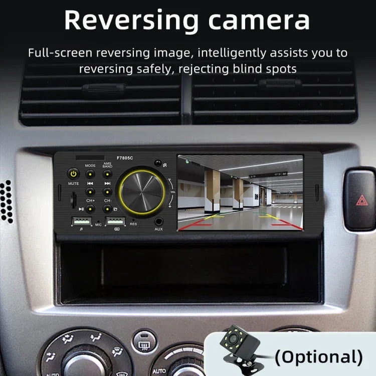 4 Zoll 800x480P Autoradio MP5 Player, unterstützt FM & Bluetooth & SD Karte mit Fernbedienung, F7805C