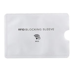 100 Stück Aluminiumfolie Anti-Diebstahl RFID Blocking Hülle Kartenschutz, Größe: 9,1*6,3cm, RFID Blocking Hülle 100 Stück
