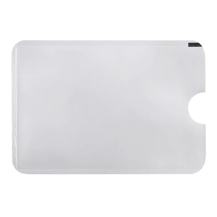 100 Stück Aluminiumfolie Anti-Diebstahl RFID-Blockierungshülle Kartenschutz, Größe: 9,1 x 6,3 cm, RFID SAFE 100 Stück