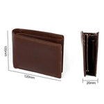8020 Horizontale Retro Crazy Horse Textur Leder Anti-Magnet RFID Geldbörse Clutch Bag für Herren, mit Kartenfächern, 8020 Schwarz, 8020 Kaffee, 8020 Gelbbraun