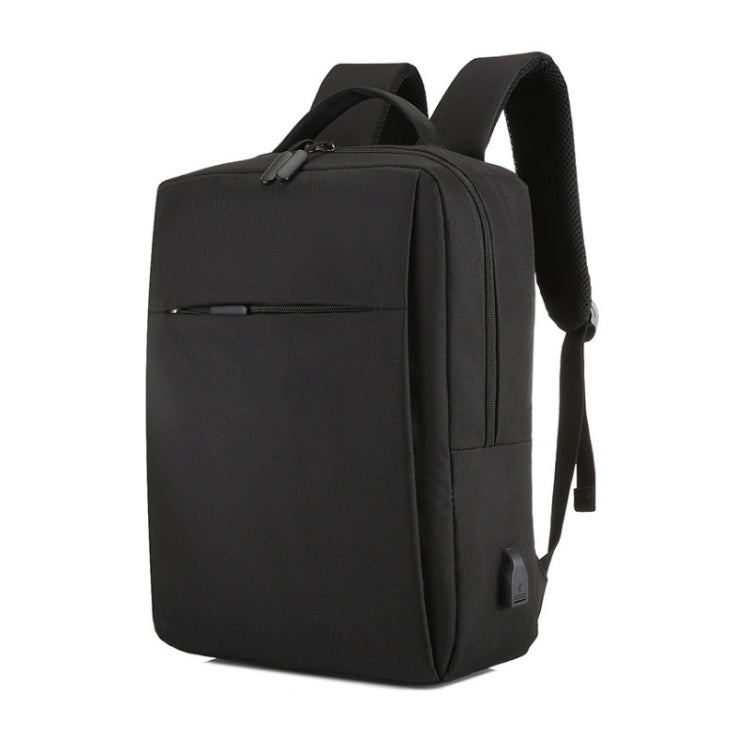 POFOKO Großkapazitiver wasserdichter Oxford-Stoff Business Casual Rucksack mit externem USB-Ladeanschluss für 15,6-Zoll-Laptops