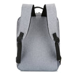 POFOKO Großkapazitiver wasserdichter Oxford-Stoff Business Casual Rucksack mit externem USB-Ladeanschluss für 15,6-Zoll-Laptops