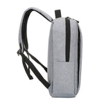 POFOKO Großkapazitiver wasserdichter Oxford-Stoff Business Casual Rucksack mit externem USB-Ladeanschluss für 15,6-Zoll-Laptops