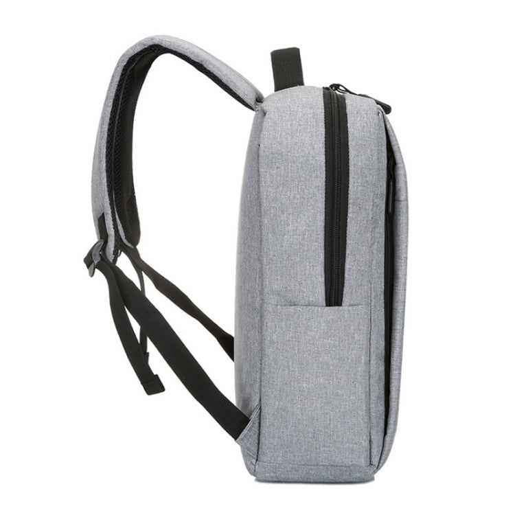 POFOKO Großkapazitiver wasserdichter Oxford-Stoff Business Casual Rucksack mit externem USB-Ladeanschluss für 15,6-Zoll-Laptops