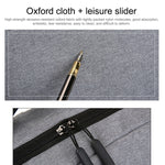 POFOKO Großkapazitiver wasserdichter Oxford-Stoff Business Casual Rucksack mit externem USB-Ladeanschluss für 15,6-Zoll-Laptops